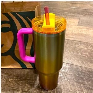 ⭐️NWT Summer Sunset🌅2024 Limited Edition Starbucks x Stanley Cup Collaboration